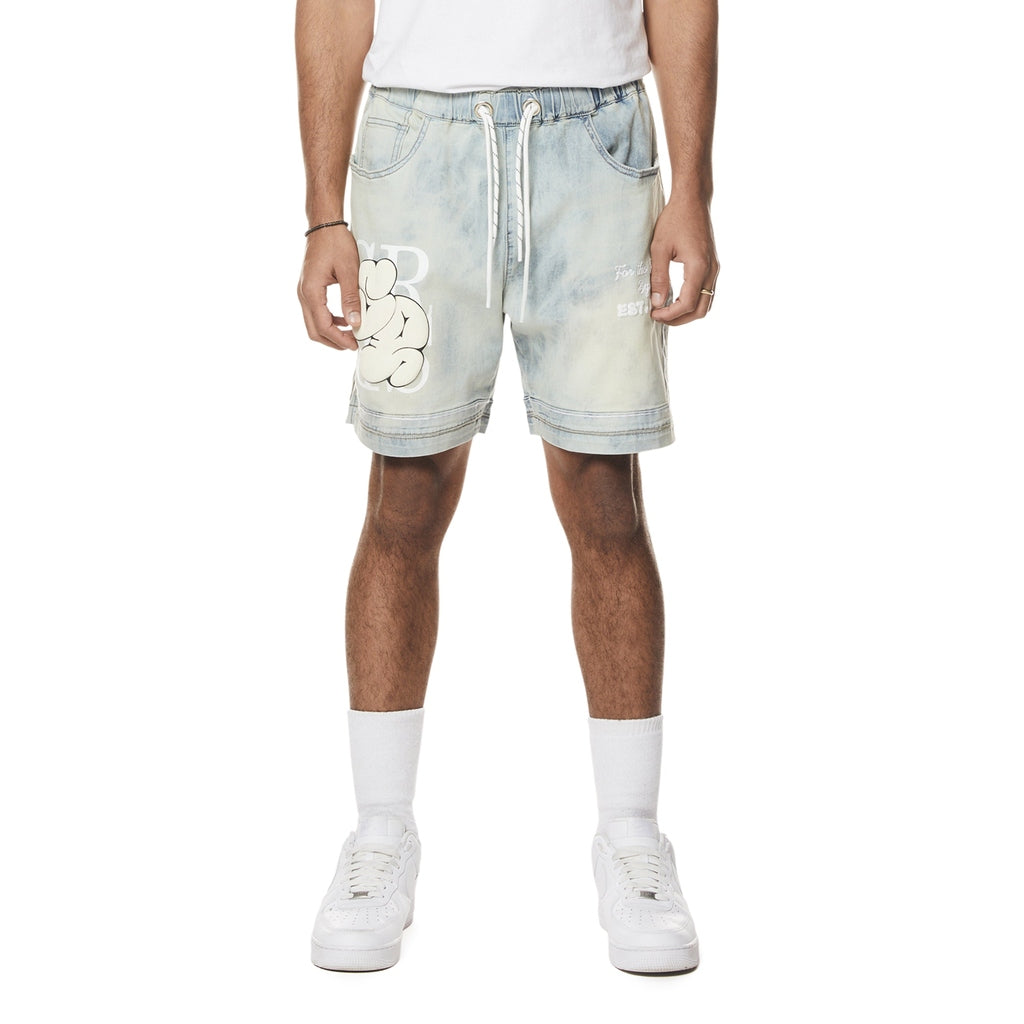 Smoke rise clearance denim shorts