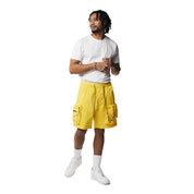 Smoke Rise Utility Windbreaker Cargo Shorts - Canary