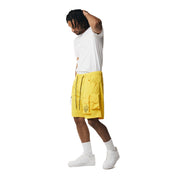 Smoke Rise Utility Windbreaker Cargo Shorts - Canary