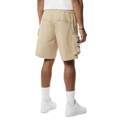 Smoke Rise Utility Windbreaker Cargo Shorts - Khaki