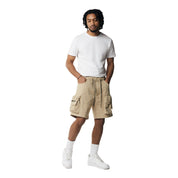 Smoke Rise Utility Windbreaker Cargo Shorts - Khaki