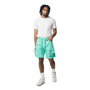 Smoke Rise Utility Windbreaker Cargo Shorts - Oasis