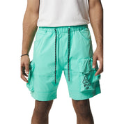 Smoke Rise Utility Windbreaker Cargo Shorts - Oasis