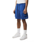 Smoke Rise Utility Windbreaker Cargo Shorts - Royal