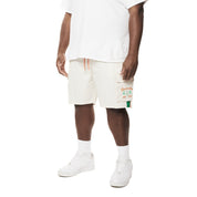 Smoke Rise Big and Tall Big and Tall - Graphic Twill Shorts - Chalk