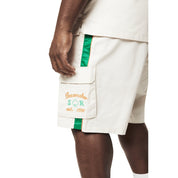 Smoke Rise Big and Tall Big and Tall - Graphic Twill Shorts - Chalk