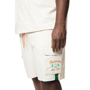 Smoke Rise Big and Tall Big and Tall - Graphic Twill Shorts - Chalk