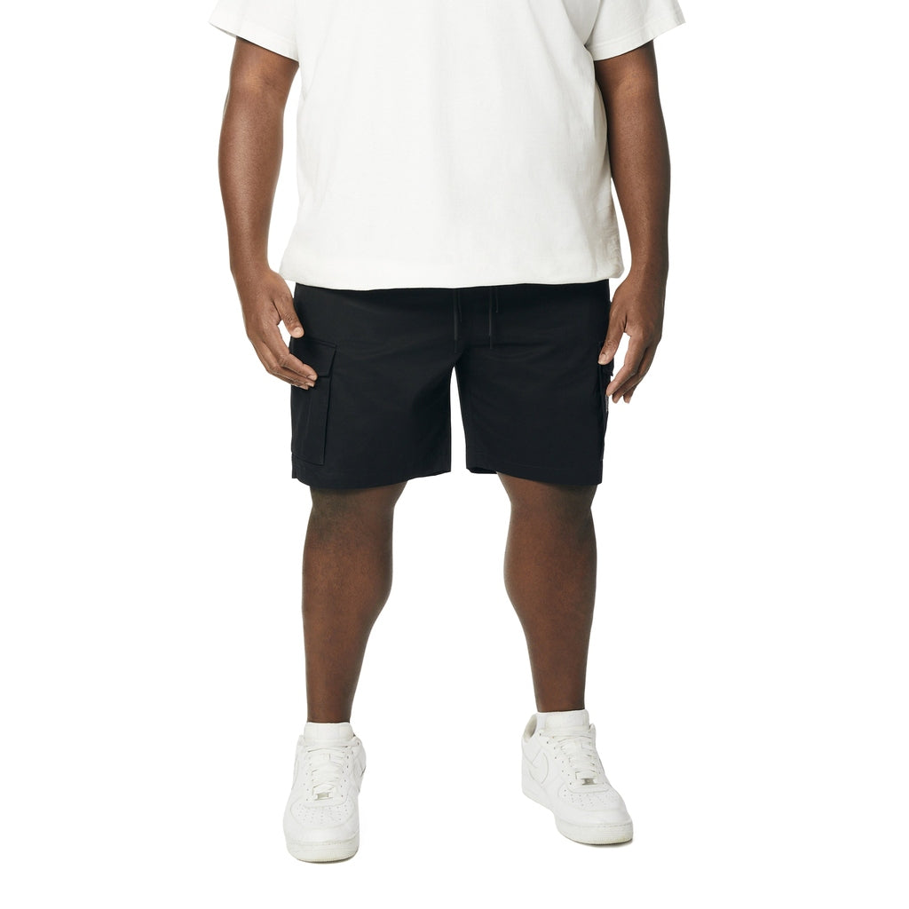 Smoke Rise Big and Tall Big and Tall - Graphic Polished Twill Shorts - Black