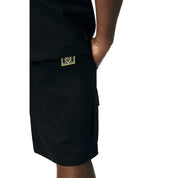 Smoke Rise Big and Tall Big and Tall - Graphic Polished Twill Shorts - Black