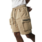 Smoke Rise Brushed Cargo Shorts - Khaki