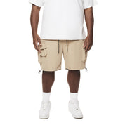 Smoke Rise Big and Tall Big and Tall - Brushed Cargo Shorts - Khaki