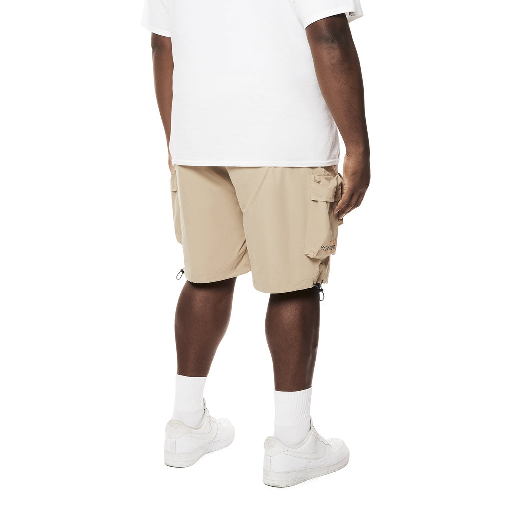 Smoke Rise Big and Tall Big and Tall - Brushed Cargo Shorts - Khaki