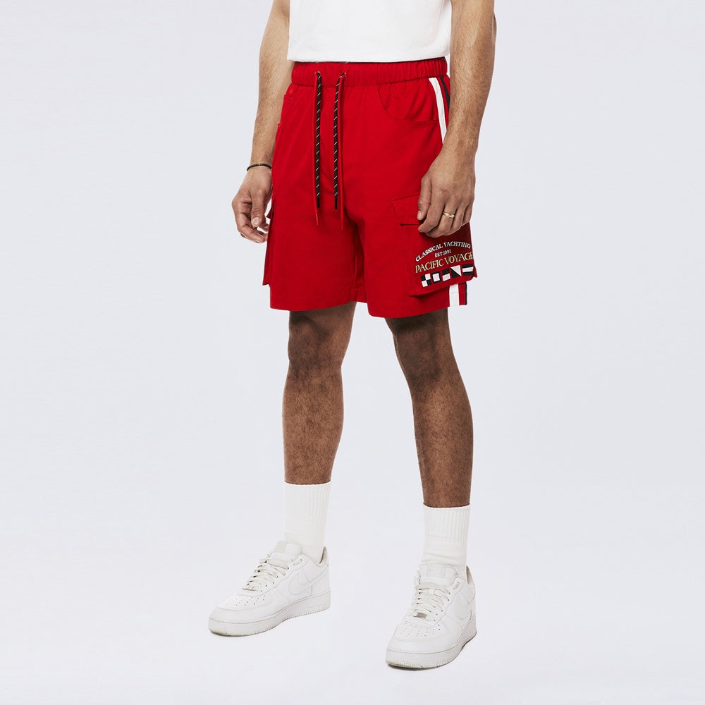 Yacht Club Cargo Shorts - True Red