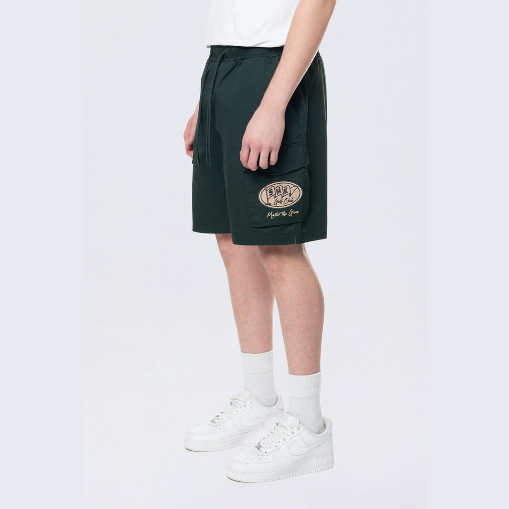 Smoke Rise Golf Club Woven Cargo Twill Lounge Shorts - Scarab