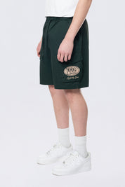 Golf Club Woven Cargo Twill Lounge Shorts - Scarab