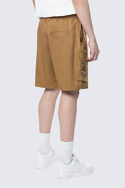 Golf Club Woven Cargo Twill Lounge Shorts - Timber