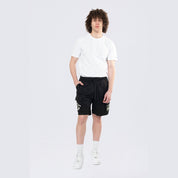 Smoke Rise Pitstop Cargo Twill Lounge Shorts - Black