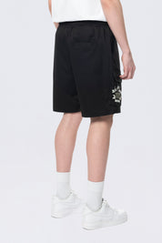 Pitstop Cargo Twill Lounge Shorts - Black