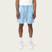 Lounge Utility Cargo Shorts - Alaskan Blue