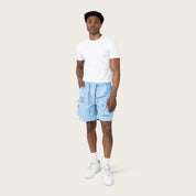 Lounge Utility Cargo Shorts - Alaskan Blue