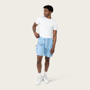 Lounge Utility Cargo Shorts - Alaskan Blue