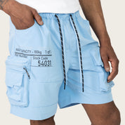 Lounge Utility Cargo Shorts - Alaskan Blue