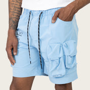 Lounge Utility Cargo Shorts - Alaskan Blue