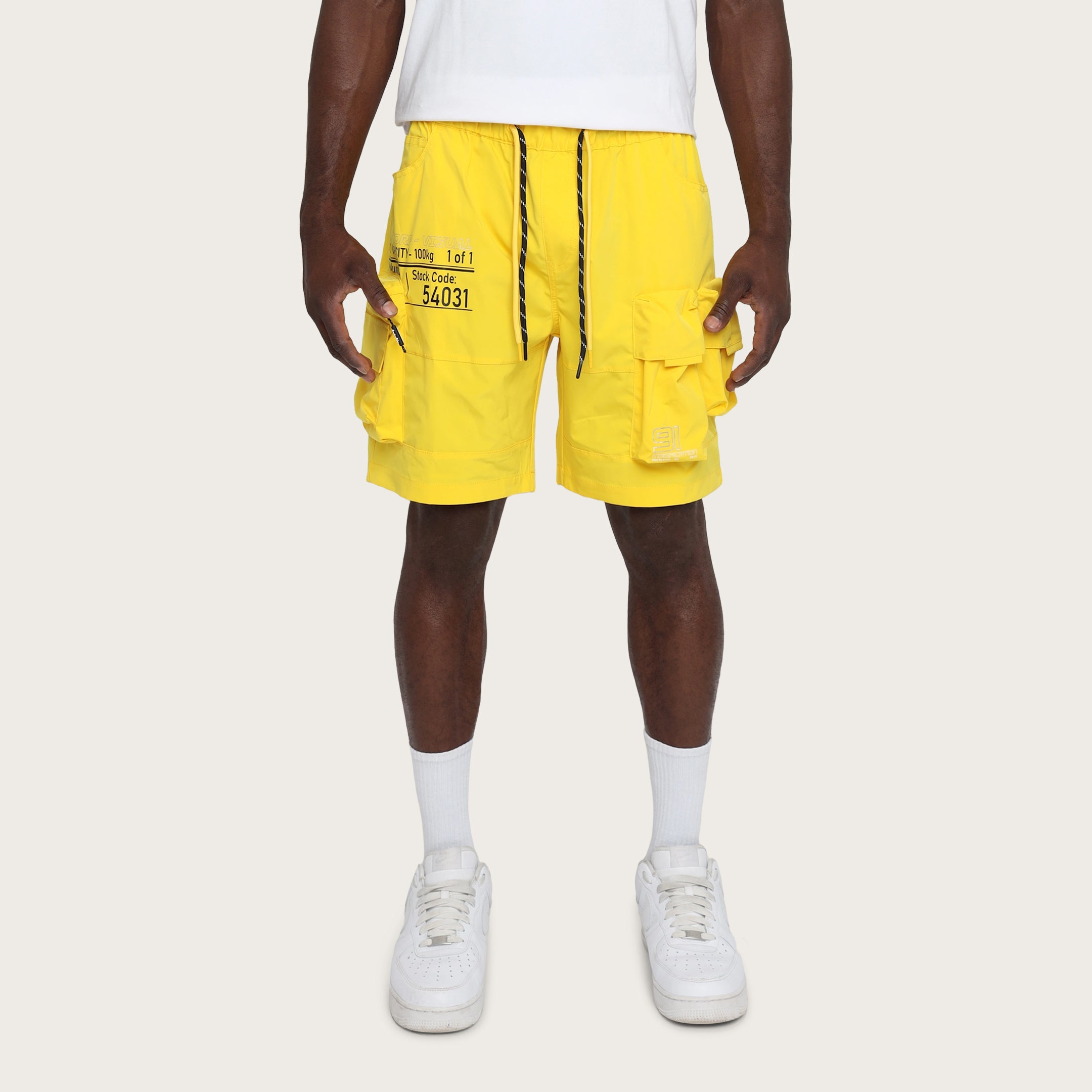 Lounge Utility Cargo Shorts - Canary