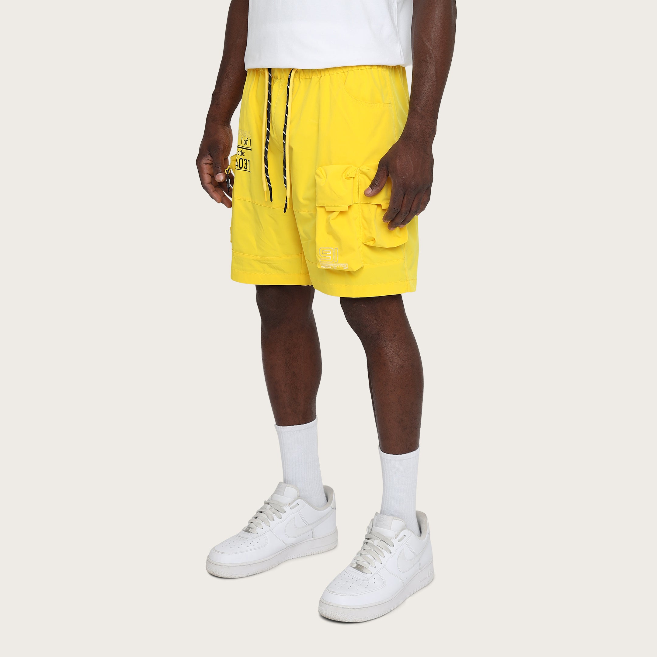 Lounge Utility Cargo Shorts - Canary