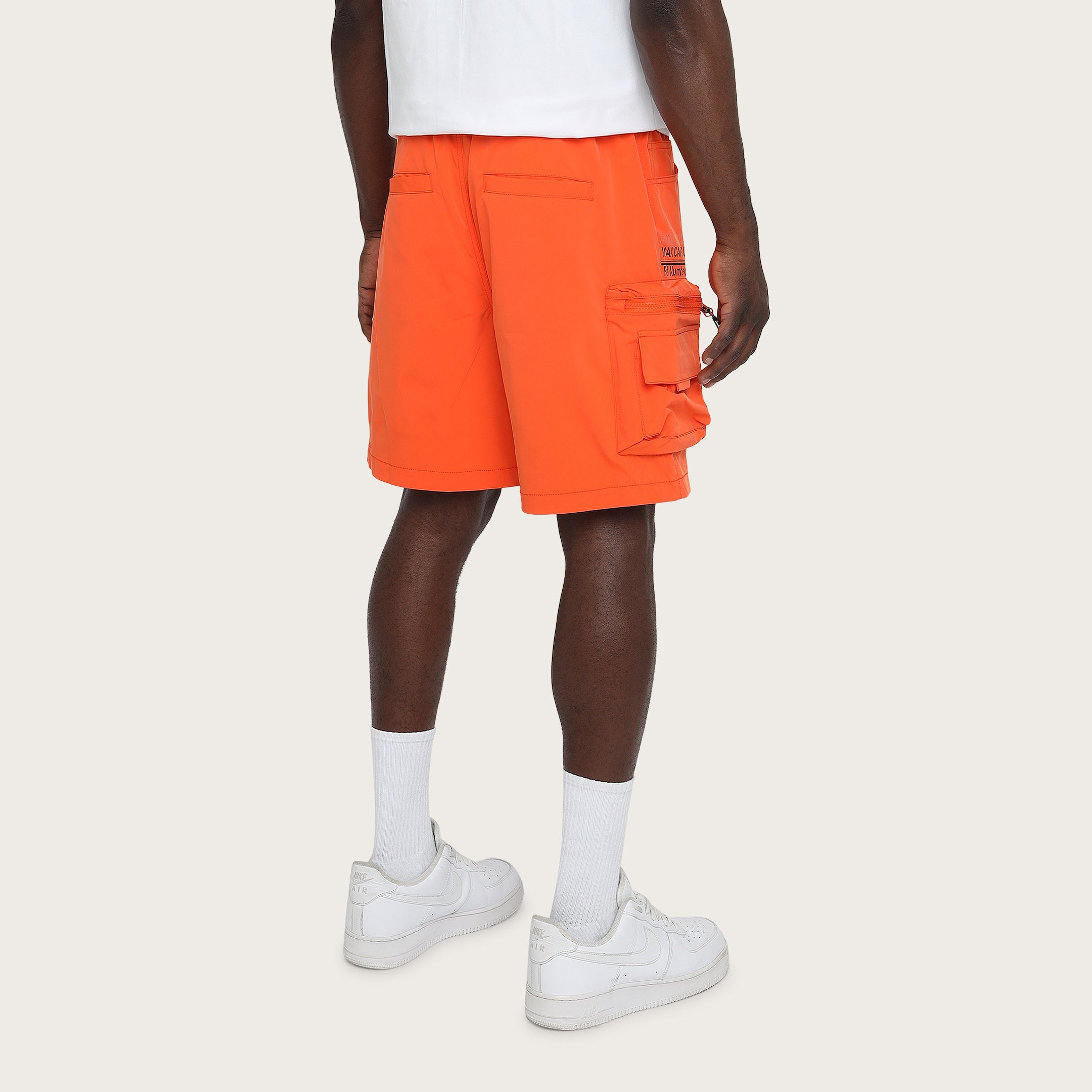 Lounge Utility Cargo Shorts - Orange