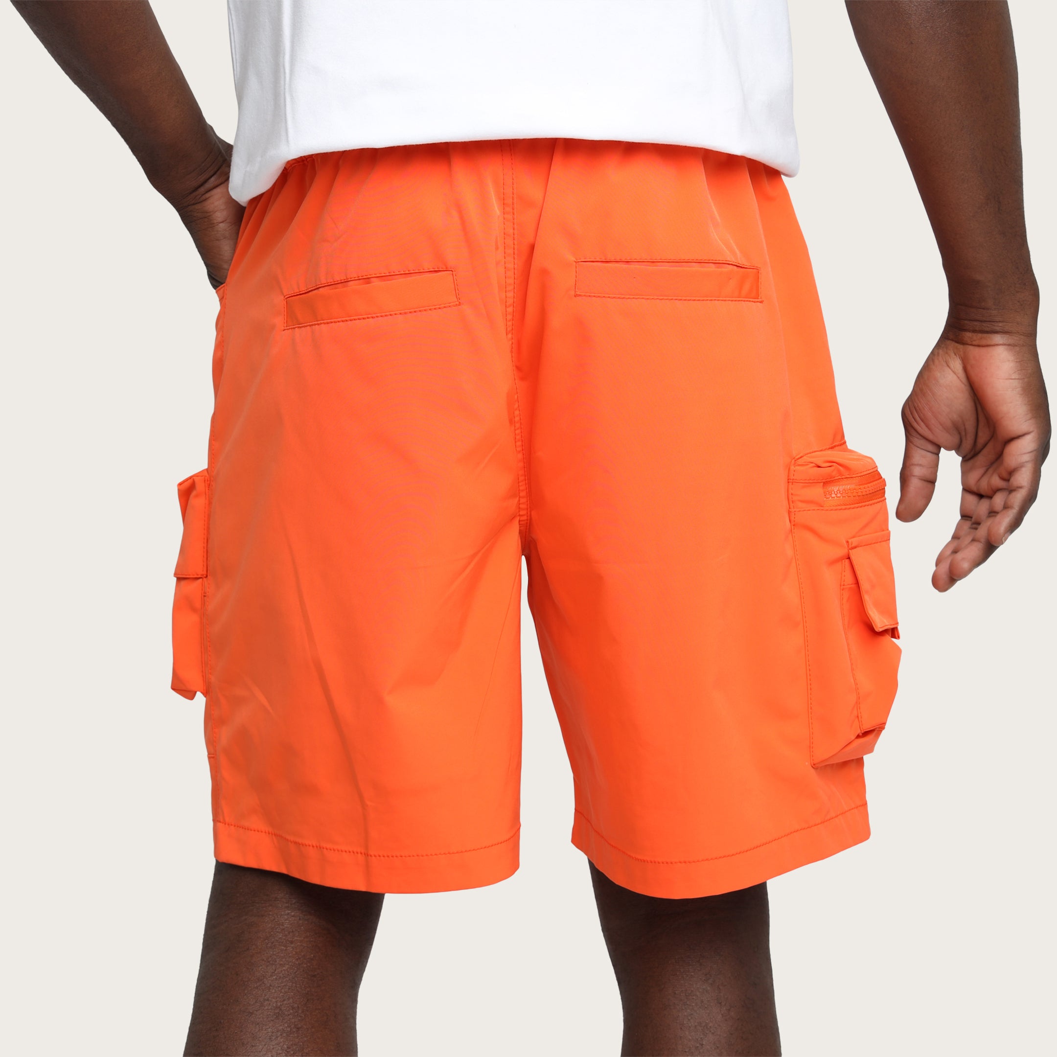 Lounge Utility Cargo Shorts - Orange