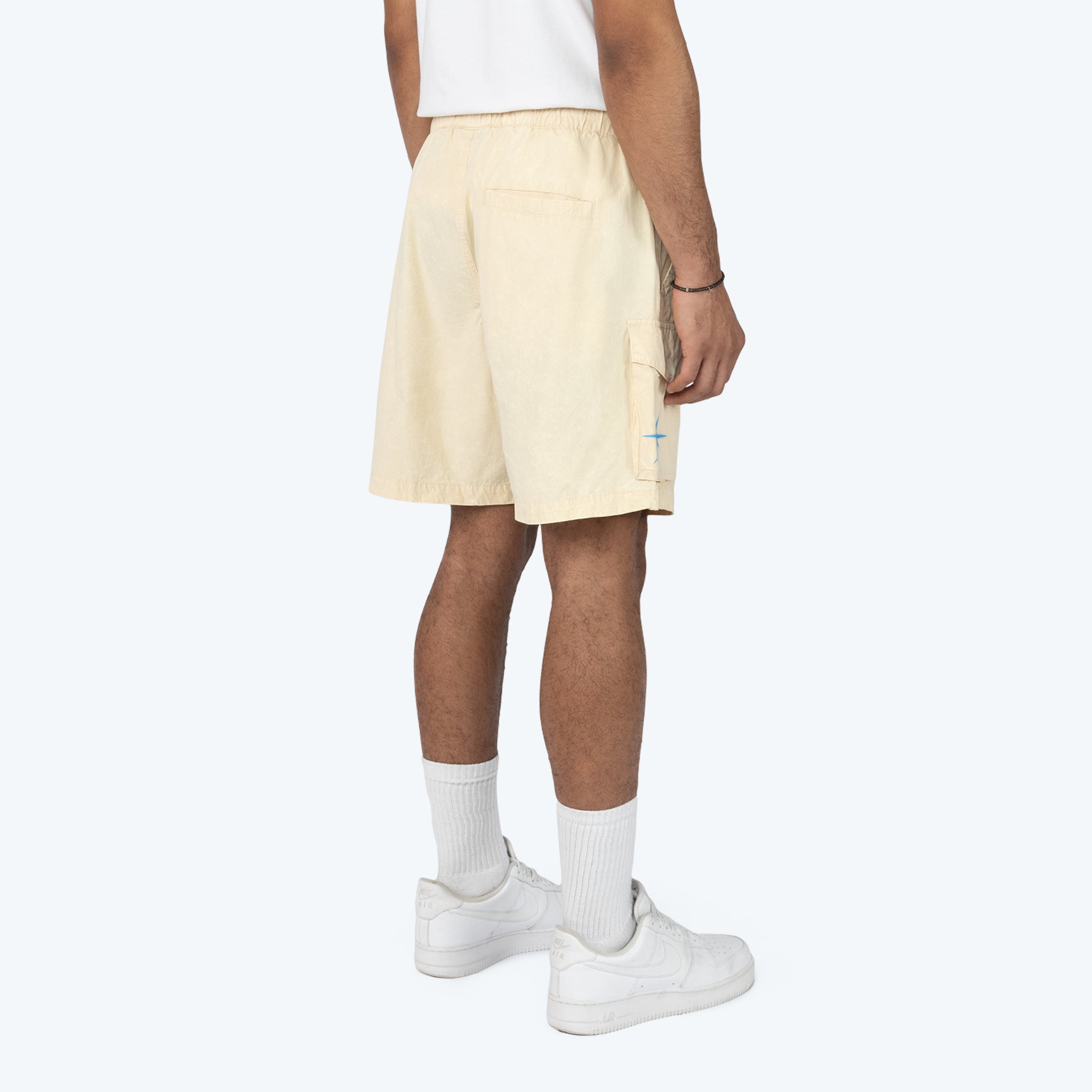 Dystopia Twill Lounge Shorts - Pearl