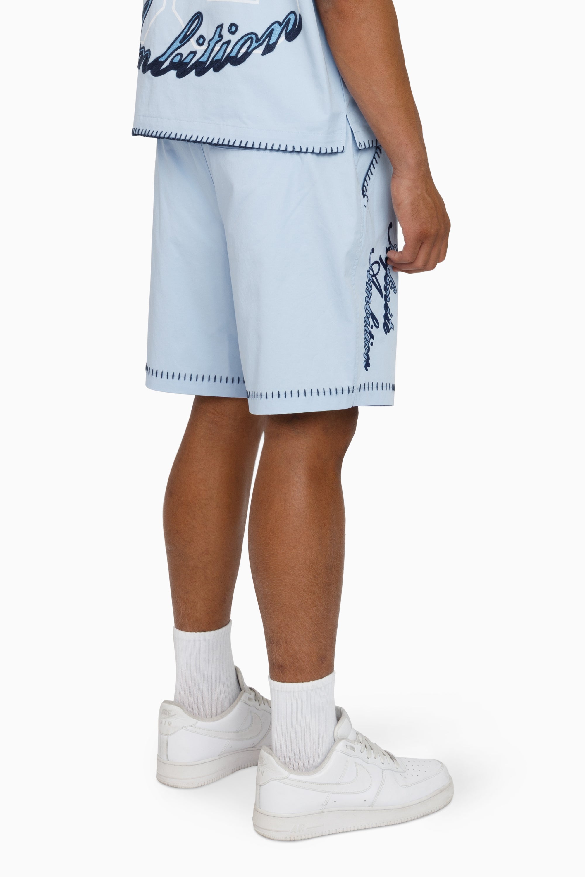 Infinite Ambition Woven Shorts - Blue Bell