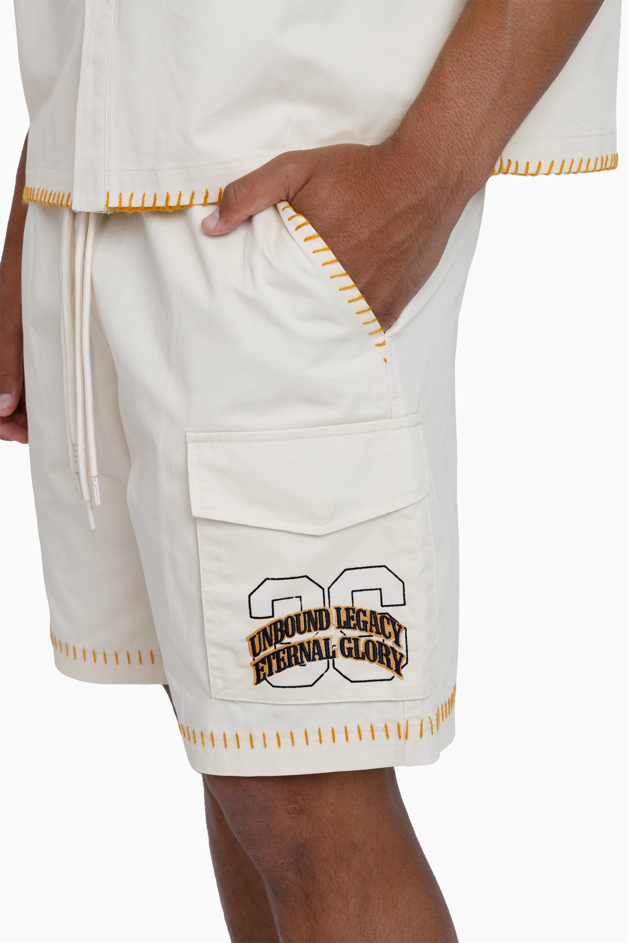 Infinite Ambition Woven Shorts - Pristine