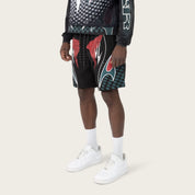 Lounge Republic Windbreaker Shorts - June Bug