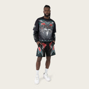 Lounge Republic Windbreaker Shorts - June Bug