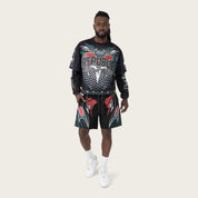 Lounge Republic Windbreaker Shorts - June Bug