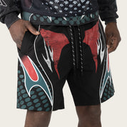 Lounge Republic Windbreaker Shorts - June Bug