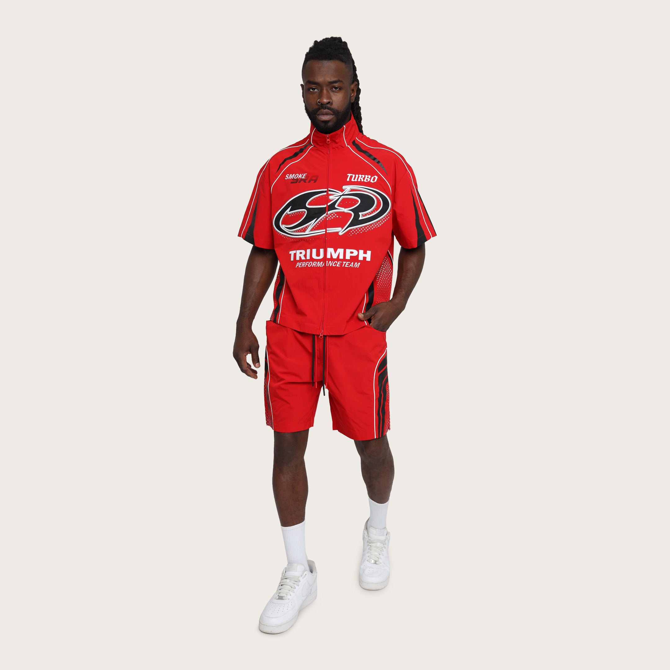 Lounge Triumph Race Shorts - True Red