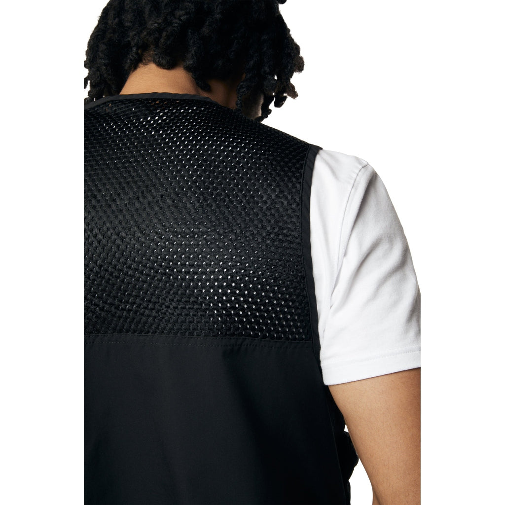 Smoke Rise Utility Windbreaker Vest - Black