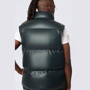 Smoke Rise Utility Vegan Leather Vest - Scarab