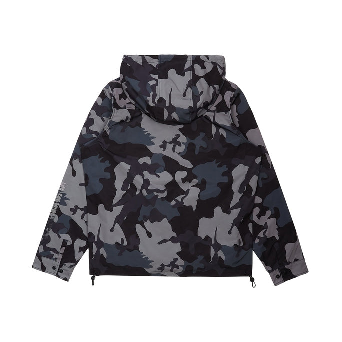 Windbreaker Utility Jacket - Stone Camo