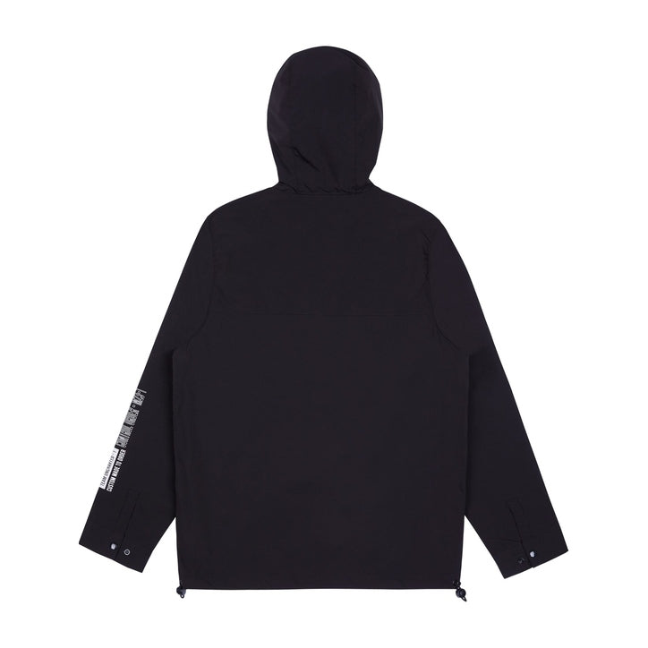 Smoke Rise Windbreaker Utility Jacket - Black