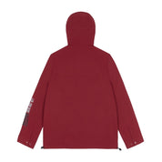 Smoke Rise Windbreaker Utility Jacket - Burgundy