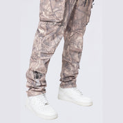 Smoke Rise Utility Windbreaker Pants - Khaki Hunting Camo