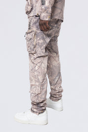 Utility Windbreaker Pants - Khaki Hunting Camo