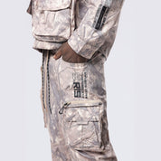 Smoke Rise Utility Windbreaker Pants - Khaki Hunting Camo