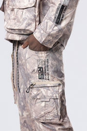 Utility Windbreaker Pants - Khaki Hunting Camo