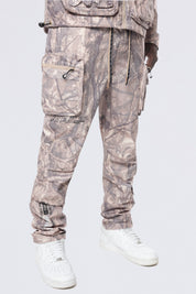 Utility Windbreaker Pants - Khaki Hunting Camo