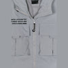 Windbreaker Utility Jacket - Light Grey